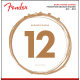 FENDER 860L Phosphor Bronze Dura-Tone® Coated 12-53