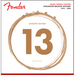 FENDER 860M Phosphor Bronze Dura-Tone® Coated 13-56