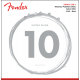FENDER Super 250 Guitar Strings, Nickel Plated Steel, Ball End, 250R Gauges .010-.046, (6)