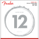 FENDER Super 250 Guitar Strings, Nickel Plated Steel, Ball End, 250H Gauges .012-.052, (6)