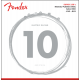 FENDER Super 250 Guitar Strings, Nickel Plated Steel, Ball End, 250RH Gauges .010-.052, (6)