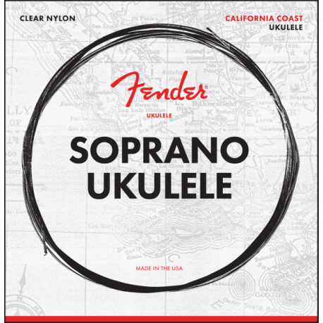 FENDER Soprano Ukulele Strings, Set of Four
