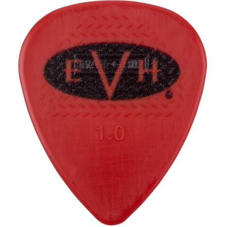 EVH EVH® Signature Picks, Red/Black, 1.00 mm, 6 Count