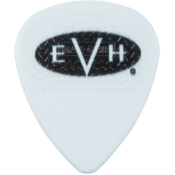 EVH EVH® Signature Picks, White/Black, 1.00 mm, 6 Count