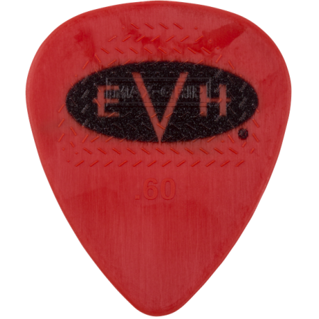 EVH EVH® Signature Picks, Red/Black, .60 mm, 6 Count