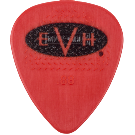EVH EVH® Signature Picks, Red/Black, .88 mm, 6 Count