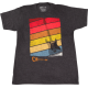 CHARVEL Charvel® Sunset T-Shirt, Charcoal, M