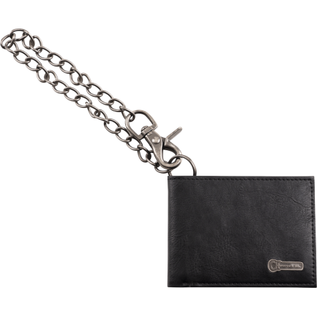 CHARVEL Charvel® Limited Edition Leather Wallet with Chain, Black