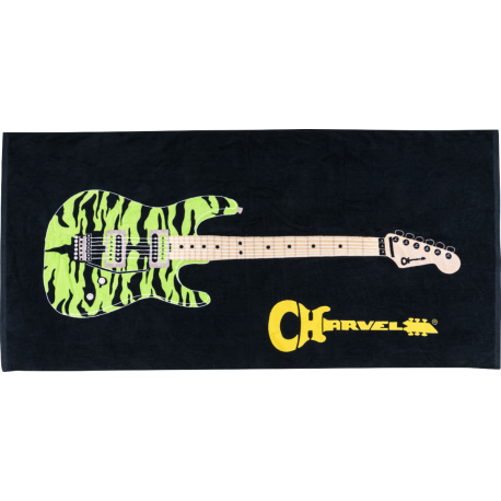 GRETSCH Charvel® Logo Beach Towel, Black