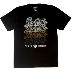 GRETSCH Gretsch® Script Logo T-Shirt, Black, S