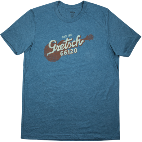 GRETSCH Gretsch® G6120 T-Shirt, Deep Teal, L