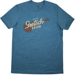 GRETSCH Gretsch® G6120 T-Shirt, Deep Teal, S