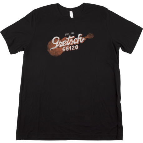 GRETSCH Gretsch® G6120 T-Shirt, Black, XL