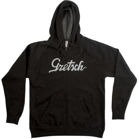 GRETSCH Gretsch® Script Logo Hoodie, Gray, XXL