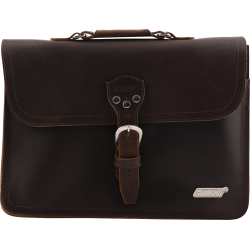 GRETSCH Gretsch® Limited Edition Leather Laptop Bag, Brown