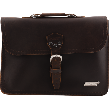 GRETSCH Gretsch® Limited Edition Leather Laptop Bag, Brown