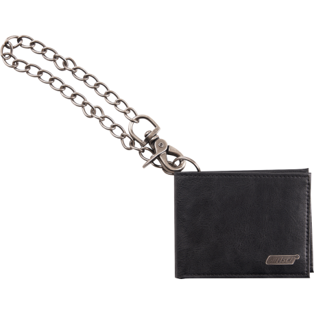 GRETSCH Gretsch® Limited Edition Leather Wallet with Chain, Black