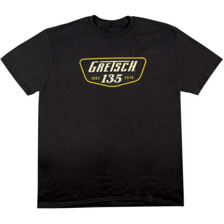 GRETSCH Gretsch® 135th Anniversary T-Shirt, Black, XL