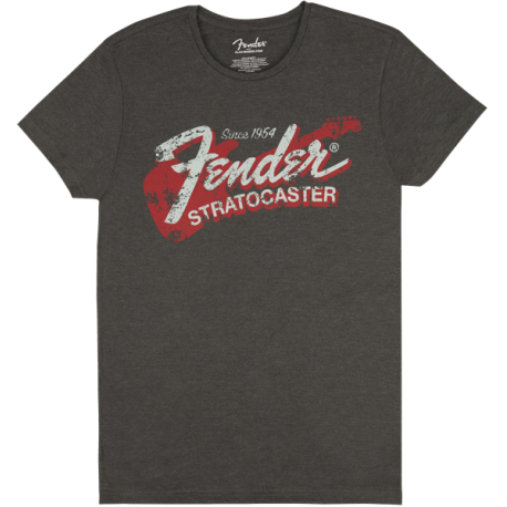 FENDER Fender® Since 1954 Stratocaster® Men's Tee, Grey, XXL