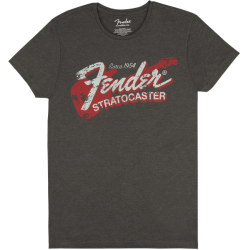 FENDER Fender® Since 1954 Stratocaster® Men's Tee, Grey, Large