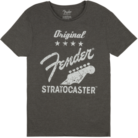 FENDER Fender® Original Stratocaster® Men's Tee, Gray, XL