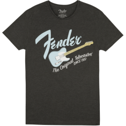 FENDER Fender® Original Telecaster® Men's Tee, Gray/Sonic Blue, Large