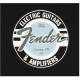 FENDER Fender® Guitar and Amp Logo Men's Tee, Black/Daphne Blue, Medium