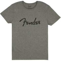 FENDER Fender® Spaghetti Logo Men's Tee, Grey, XXL