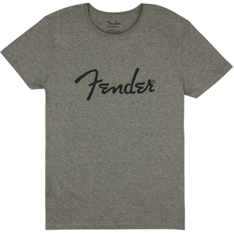 FENDER Fender® Spaghetti Logo Men's Tee, Grey, XXL