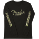 FENDER Camo Logo L/S T-Shirt, Blk L