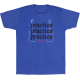 FENDER Practice T-Shirt, Heather Blue S