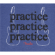 FENDER Practice T-Shirt, Heather Blue XXL