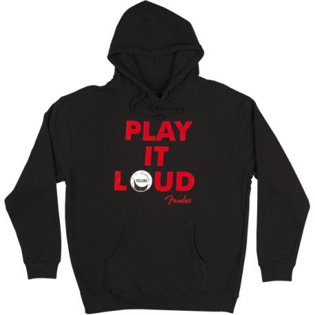 FENDER Play it Loud Hoodie, Blk XXL
