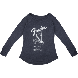 FENDER Fender® Mermaid Women's Long Sleeve, Navy, L