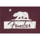 FENDER Fender® Burgundy Bear Unisex T-Shirt, M
