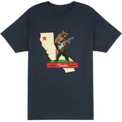 FENDER Fender® Rocks Cali T-Shirt, Navy, M