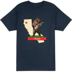 FENDER Fender® Rocks Cali T-Shirt, Navy, XXL