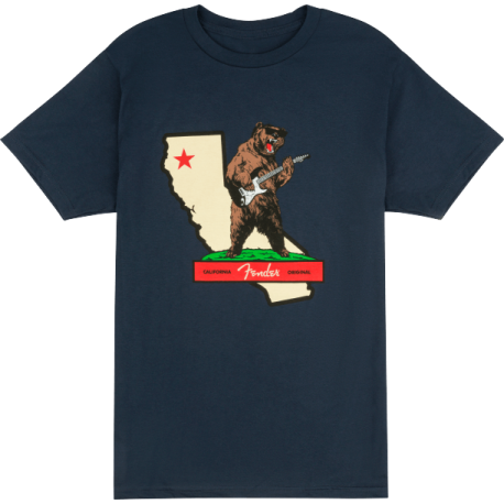 FENDER Fender® Rocks Cali T-Shirt, Navy, XXL