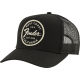 FENDER Fender® West Coast Trucker Hat, Black, One Size Fits Most