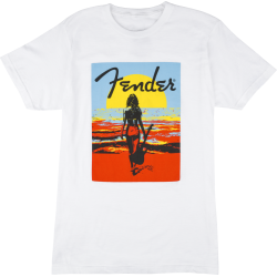 FENDER Endless Fender Summer T-Shirt, White 3X