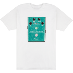 FENDER Fender® Marine Layer Reverb™ T-Shirt, White, XXL