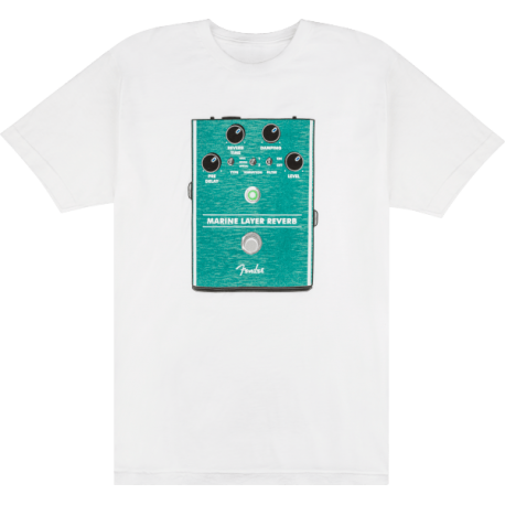 FENDER Fender® Marine Layer Reverb™ T-Shirt, White, XL