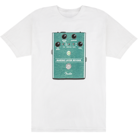 FENDER Fender® Marine Layer Reverb™ T-Shirt, White, M