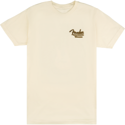 FENDER Fender® Acoustasonic® Tele® T-Shirt, Cream, XL
