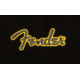 FENDER Fender® Yellow Stitch Logo Hoodie, Black, XXL