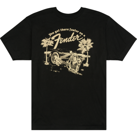 FENDER Fender® Get There Faster T-Shirt, Black, S