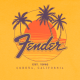 FENDER Fender® Palm Sunshine Unisex T-Shirt, Marigold, XXL