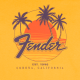 FENDER Fender® Palm Sunshine Unisex T-Shirt, Marigold, L