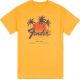 FENDER Fender® Palm Sunshine Unisex T-Shirt, Marigold, M