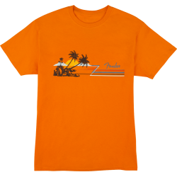 FENDER Fender Hang Loose Unisex T-Shirt, Orange M